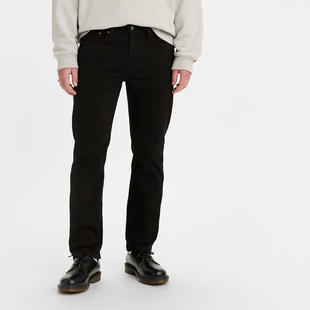 Levis’s 512 Men’s Black Denim Straight Leg Jeans